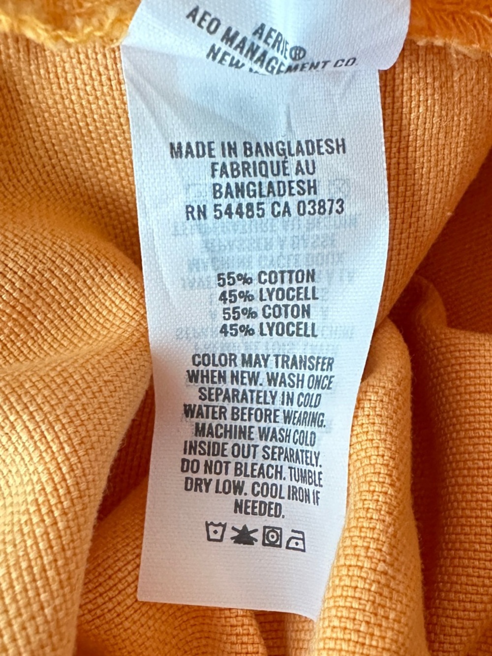 NWT Aerie Babewatch High Waisted Pull On Shorts Orange XS - Picture 6 of 12